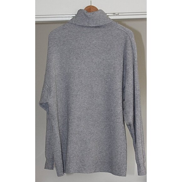Free People - Softly Structured Turtleneck Tunic in Grey, sz Medium - Picture 4 of 11